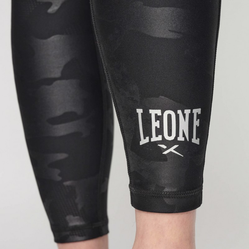 Leone Camo black leggings-black